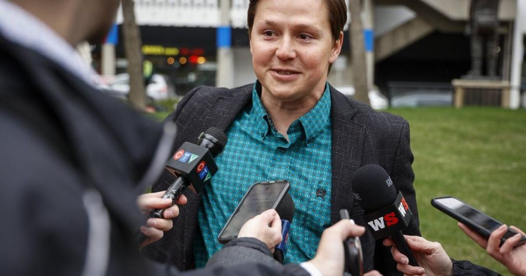 Alberta transportation minister, in barbecue apron, announces reduced photo radar