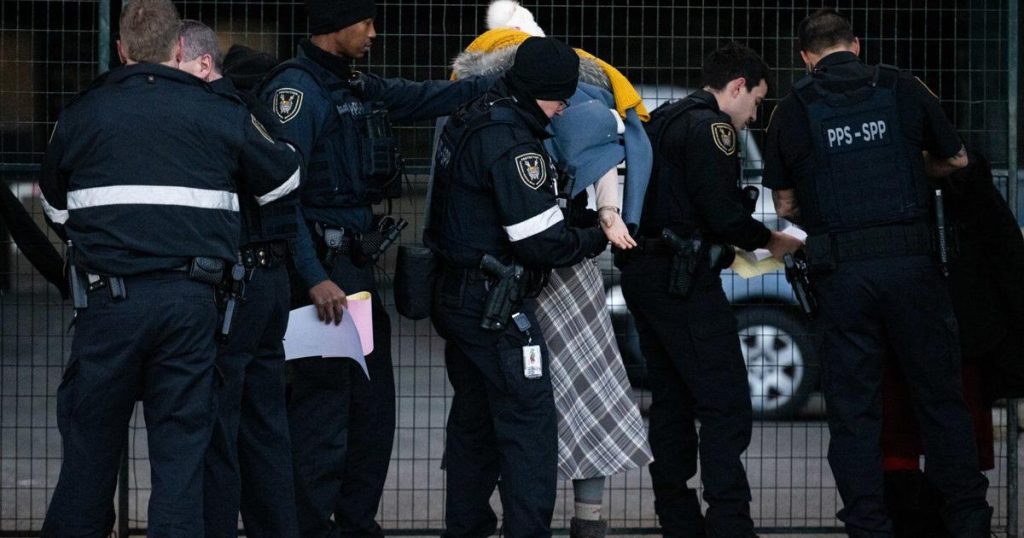 Anti-Israel war protesters arrested following sit-in at parliamentary building