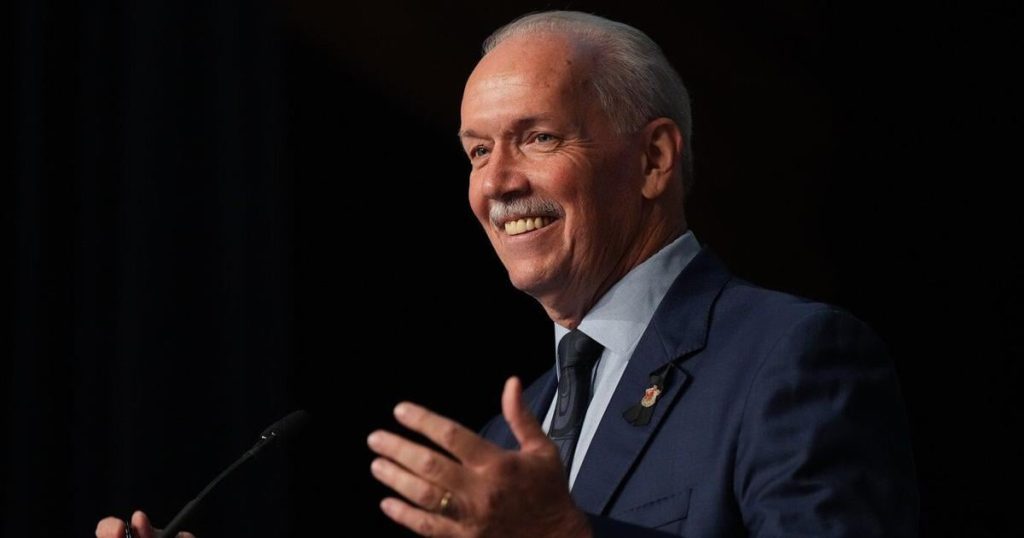 State memorial planned for former B.C. premier John Horgan