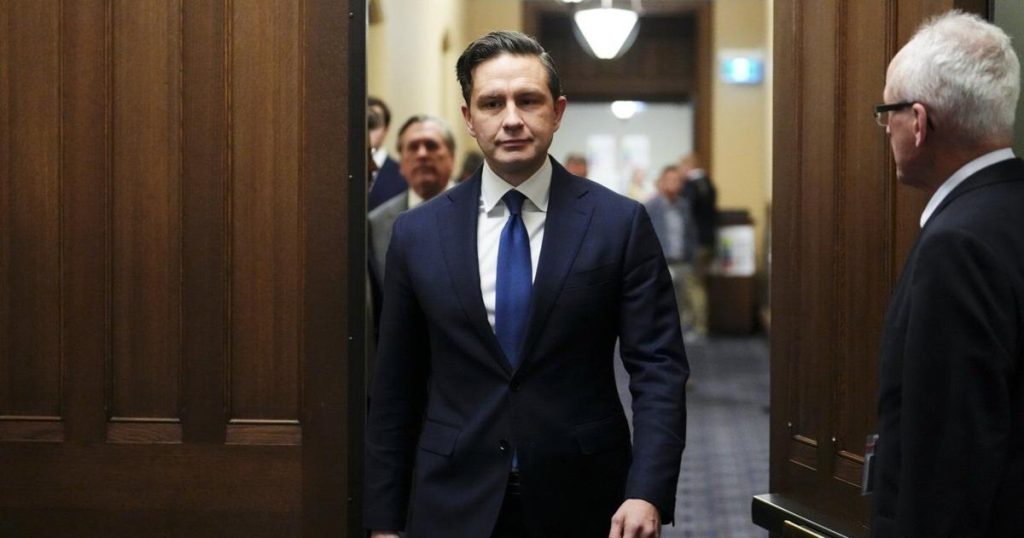 Poilievre offers two hours on Monday for Freeland to present fall economic statement