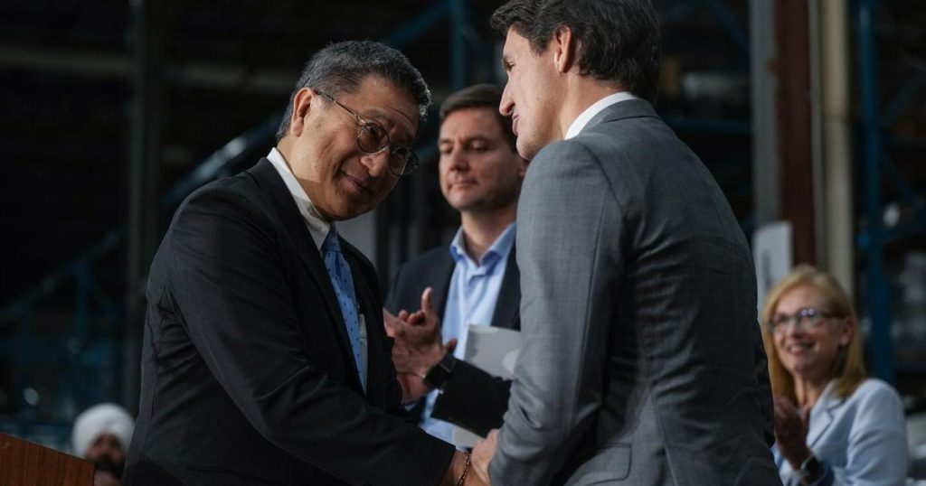 Taiwan firm halts plan for B battery plant in B.C. that had federal support