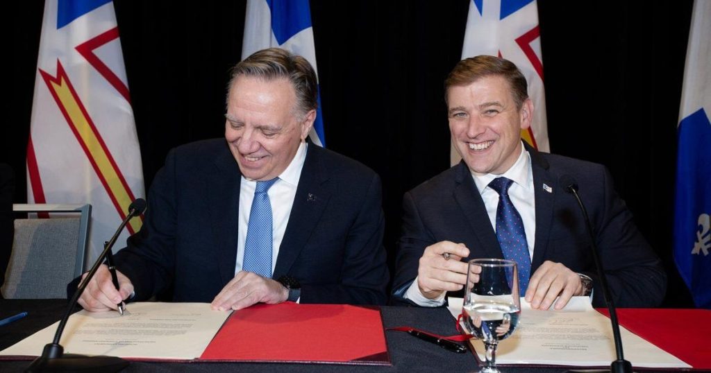 A look at details of the Quebec-Newfoundland and Labrador Churchill Falls energy deal