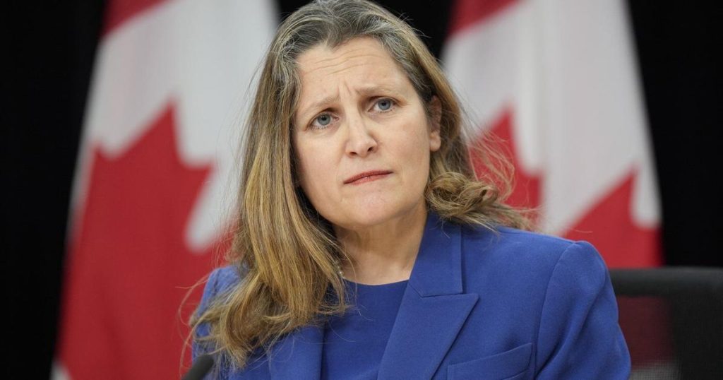 Trump’s strategy is to create economic uncertainty in other countries: Freeland