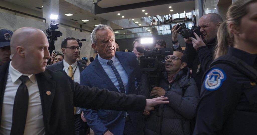 RFK Jr. meets with senators as questions swirl about Trump’s pick to lead health agency