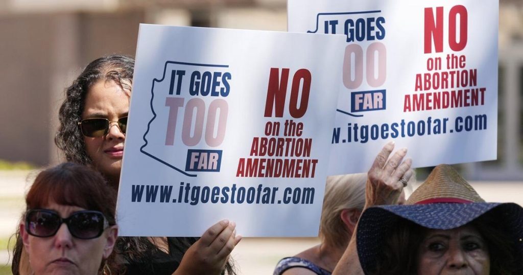 Arizona governor urges the state to stop collecting abortion data, citing patient privacy