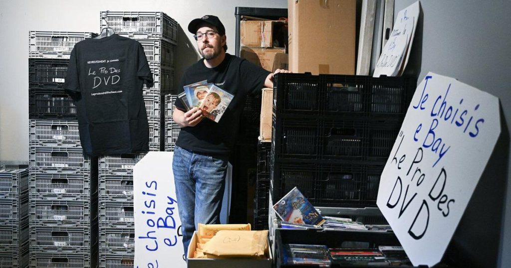 In Montreal, one man is fighting to stop DVDs from going the way of the dodo