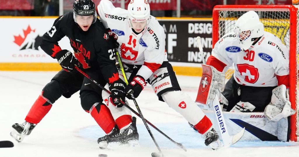 Canada dumps Switzerland 7-1 in pre-tournament game ahead of world juniors