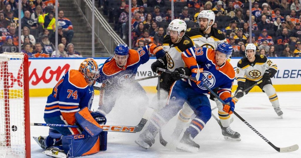 McDavid scores late in third period, Ekholm pots OT winner as Oilers top Bruins 3-2