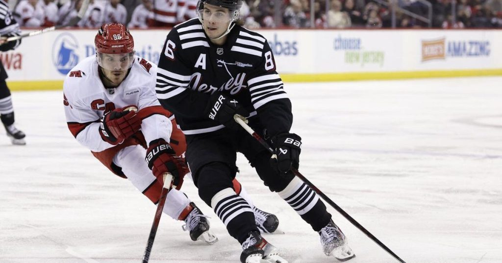 NHL roundup: Luke Hughes shines with goal, assist as Devils dump Hurricanes 4-2