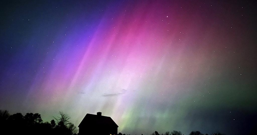 Northern lights could be visible in upper fringes of the US this New Year’s Eve
