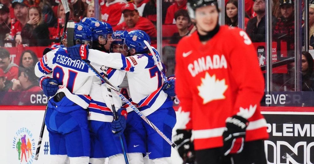 U.S. beats undisciplined Canada 4-1 on New Year’s Eve at world juniors