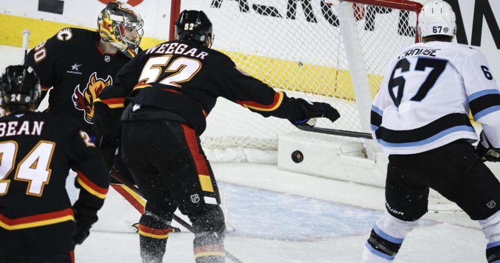 Crouse scores twice, Utah Hockey Club hand Calgary Flames 5-3 loss
