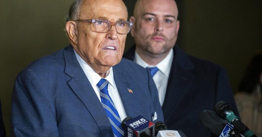 Lawyers collecting 8 million judgment from Rudy Giuliani say World Series rings must be given up