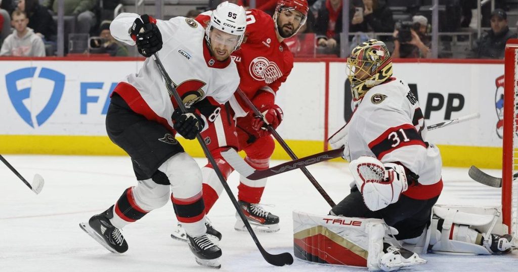 Kane’s power-play goal in OT lifts hot Wings past Senators 3-2