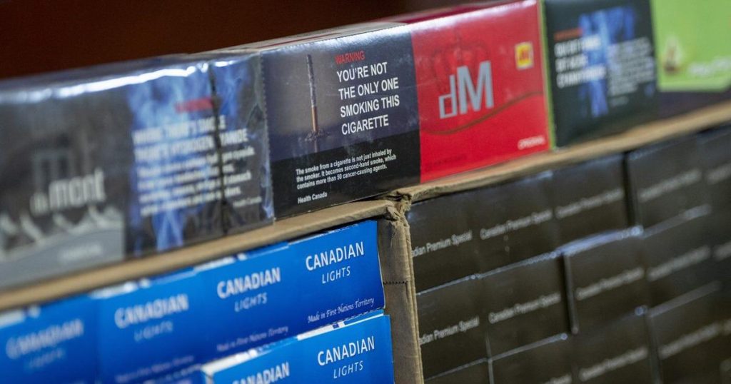 Mounties seize 171,000 packs of illicit cigarettes in Langford, B.C.