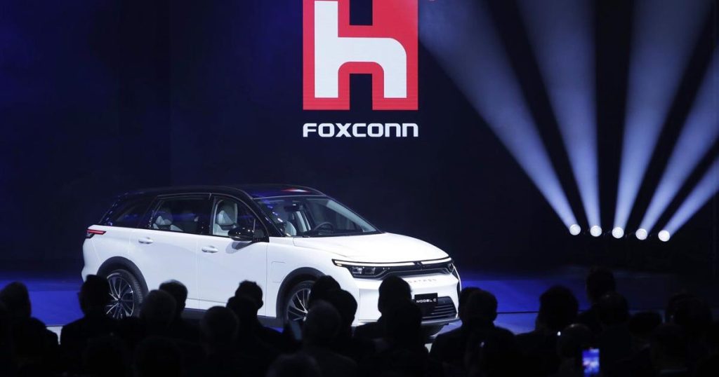 Taiwan iPhone maker Foxconn sets its sights on the ever more crowded EV market