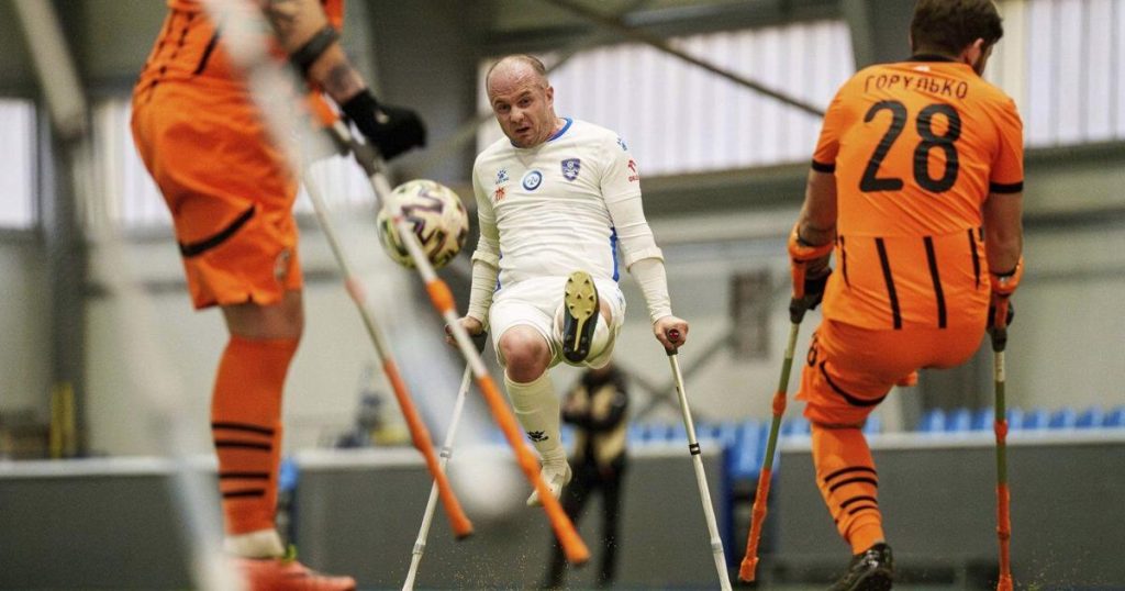 Ukraine holds first soccer tournament for war-wounded amputees – and plans to go international