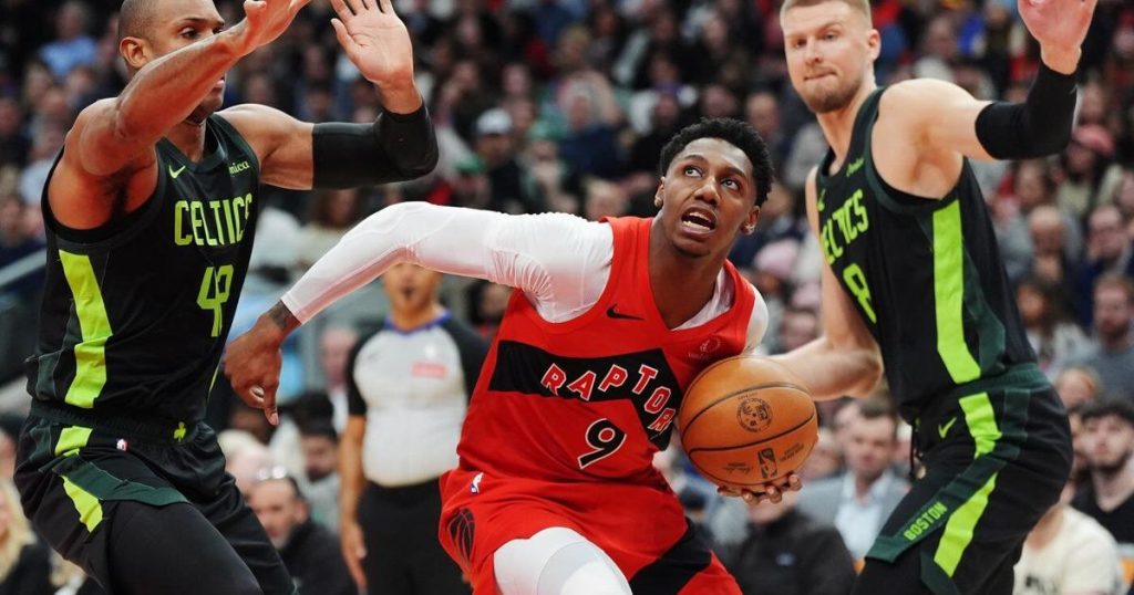 Barrett, Toronto Raptors upset Boston Celtics 107-97 for second straight win