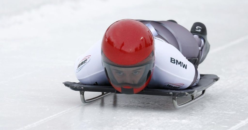 Canada’s Hallie Clarke completes senior-junior skeleton world championship sweep
