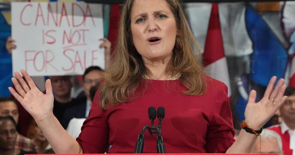 Chrystia Freeland officially launches bid for Liberal leadership |