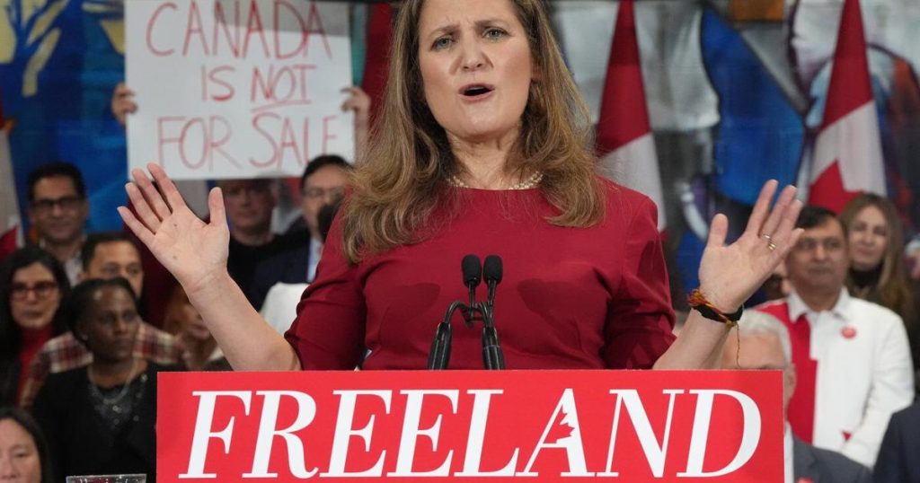 Quick Sketch: Meet Liberal leadership candidate Chrystia Freeland