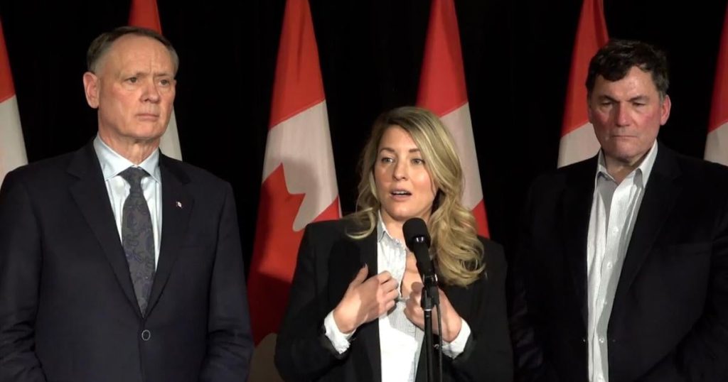 Cabinet still working on tariff response, Joly says |