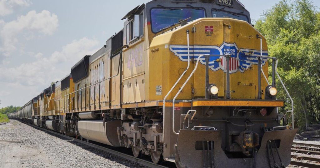 Union Pacific delivers 7% more profit as investors get good view of industry with CSX also reporting