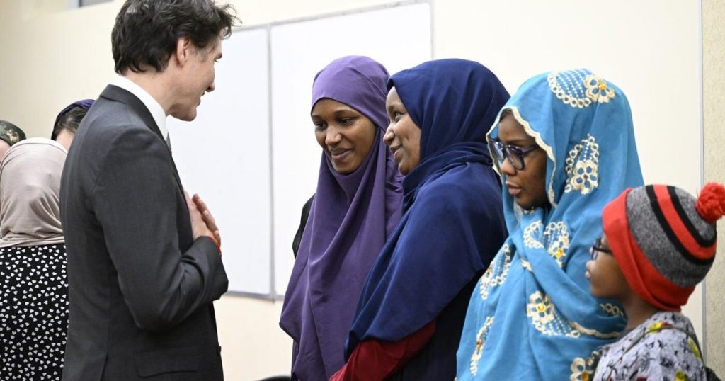 Trudeau meets with families of victims of deadly 2017 Quebec mosque attack