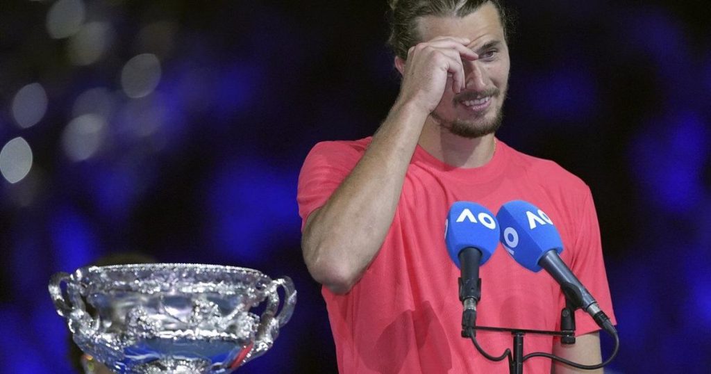 Names of Australian Open runner-up Zverev’s past accusers shouted out during trophy ceremony