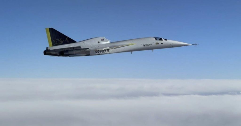 First independently developed jet breaks the sound barrier over the California desert