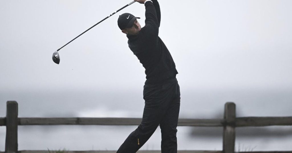 Straka’s late surge helps to regain Pebble Beach lead over McIlroy, Lowry