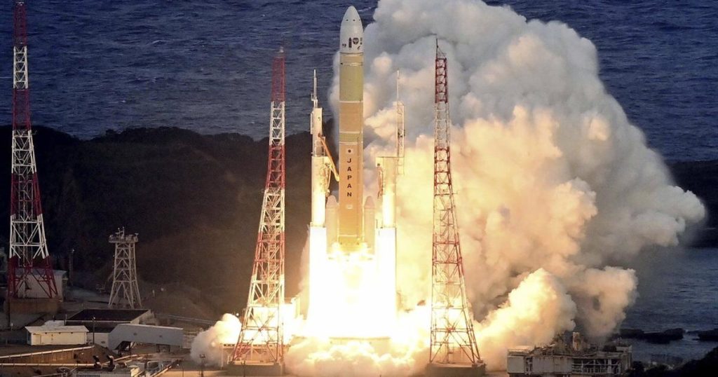 Japan launches a navigation satellite on a new flagship rocket for an improved positioning system