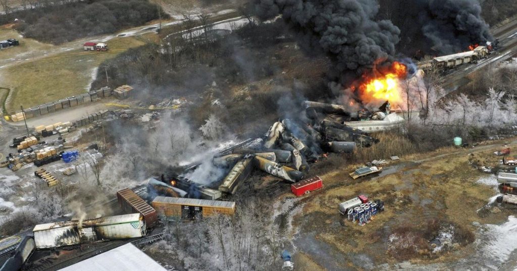 Lawsuit blames deaths on Ohio train derailment as Vance says US needs ‘to do better on rail safety’