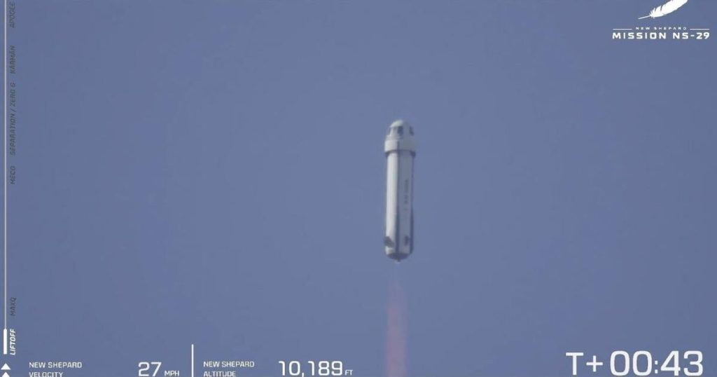Jeff Bezos’ Blue Origin mimics the moon’s gravity for NASA experiments during spaceflight