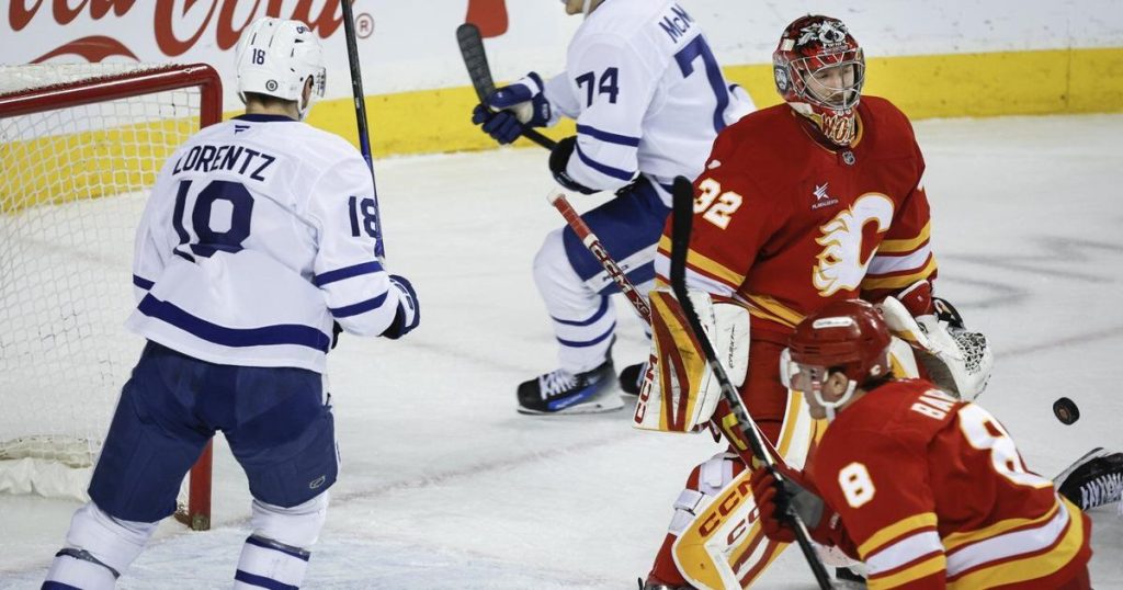 Nylander nets hat trick as Leafs douse Flames 6-3