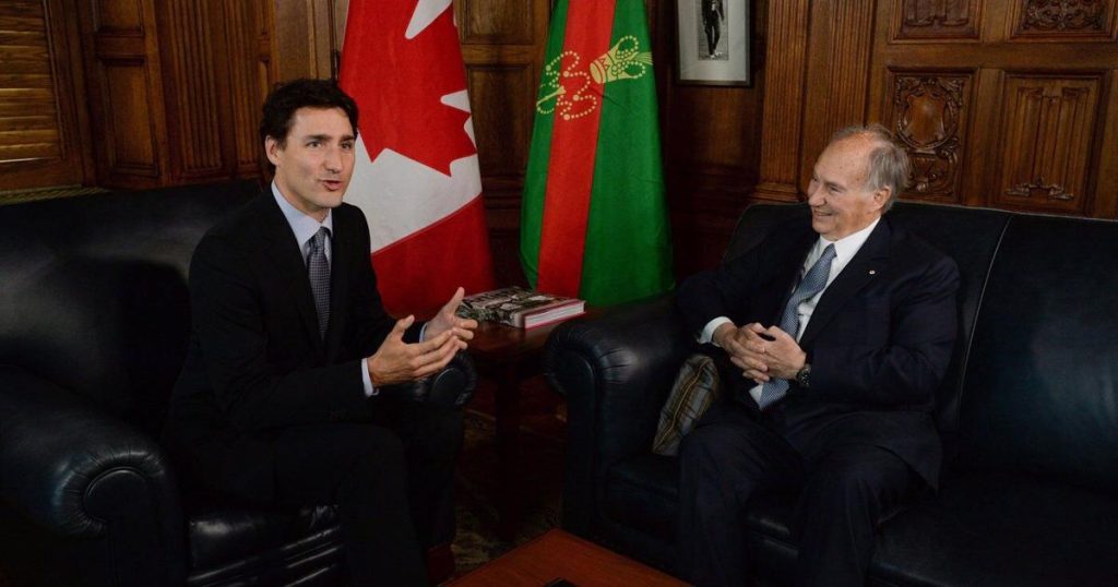 Trudeau travelling to Lisbon to attend the Aga Khan’s funeral