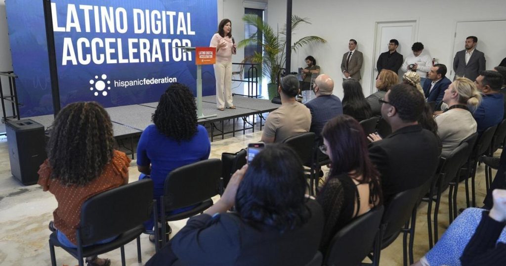 Latino workers working to overcome a technological divide brought on by automation, AI