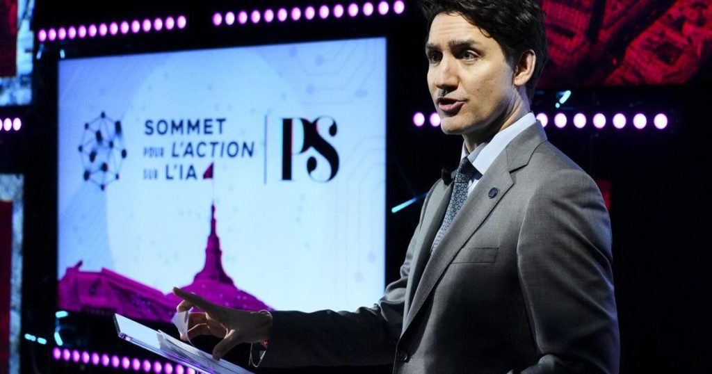AI shouldn’t only benefit ultra-wealthy ‘oligarchs,’ Trudeau tells global AI summit