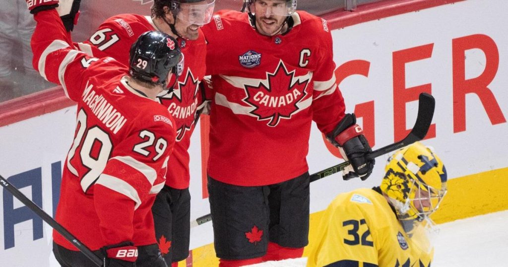 Marner scores winner, Crosby stars as Canada beats Sweden 4-3 in OT to open 4 Nations