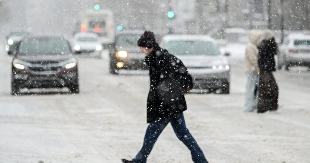 Winter storm delays flights and closes schools in Toronto area