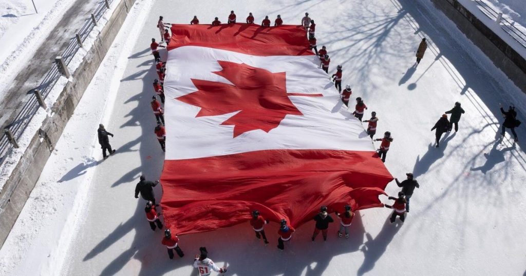 Skaters flock to Ottawa’s Rideau Canal to kick off Flag Day