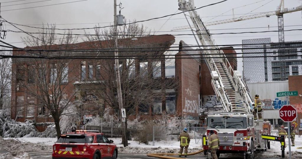 Massive blaze damages abandoned school buildings in Halifax’s north end
