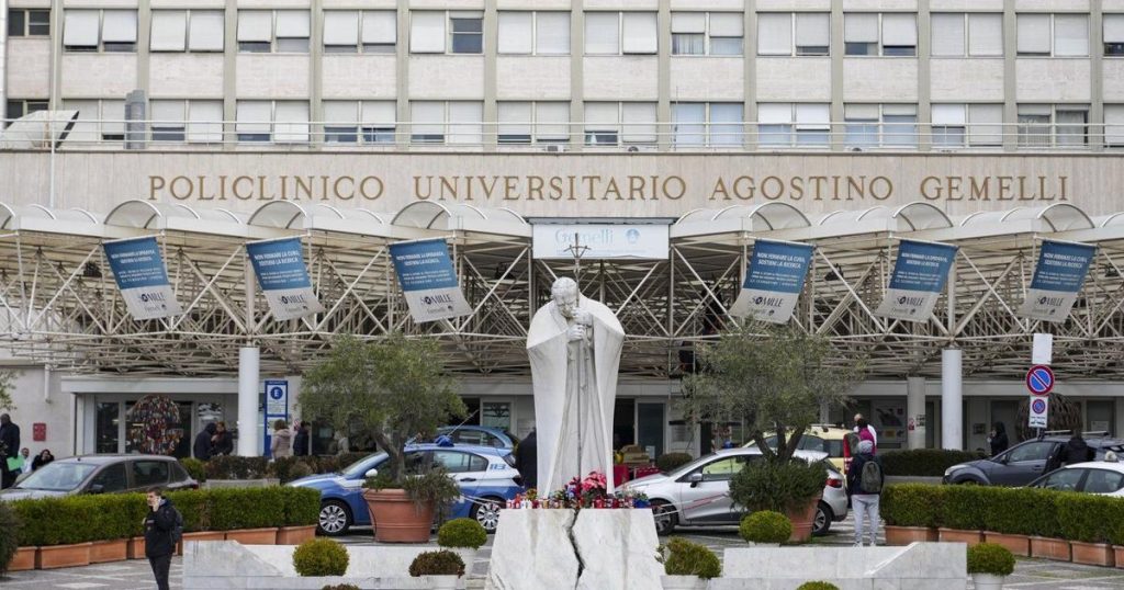 Pope will remain hospitalized as doctors treat a complex respiratory tract infection, Vatican says