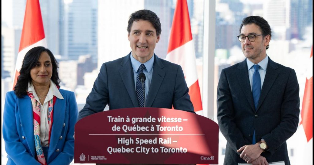 Ottawa moves ahead with high-speed rail link |