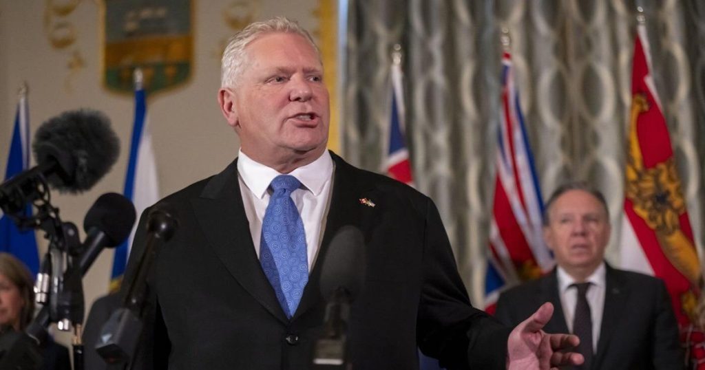 Premiers Ford and Houston appeal to governors in latest push to stop Trump’s tariffs