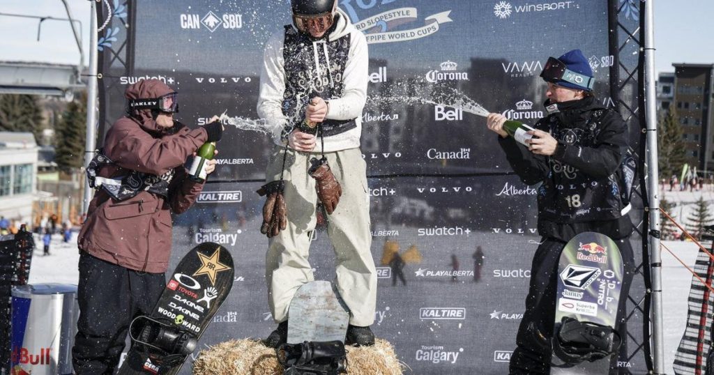 American teen wins gold in snowboard slopestyle gold in Calgary