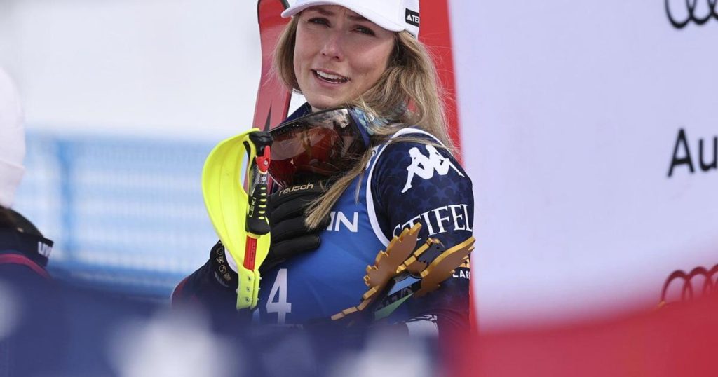 Mikaela Shiffrin gets historic 100th World Cup race win and ties record for most podiums