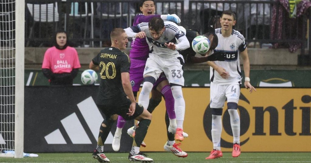 Whitecaps rout Timbers 4-1 in rainy season opener