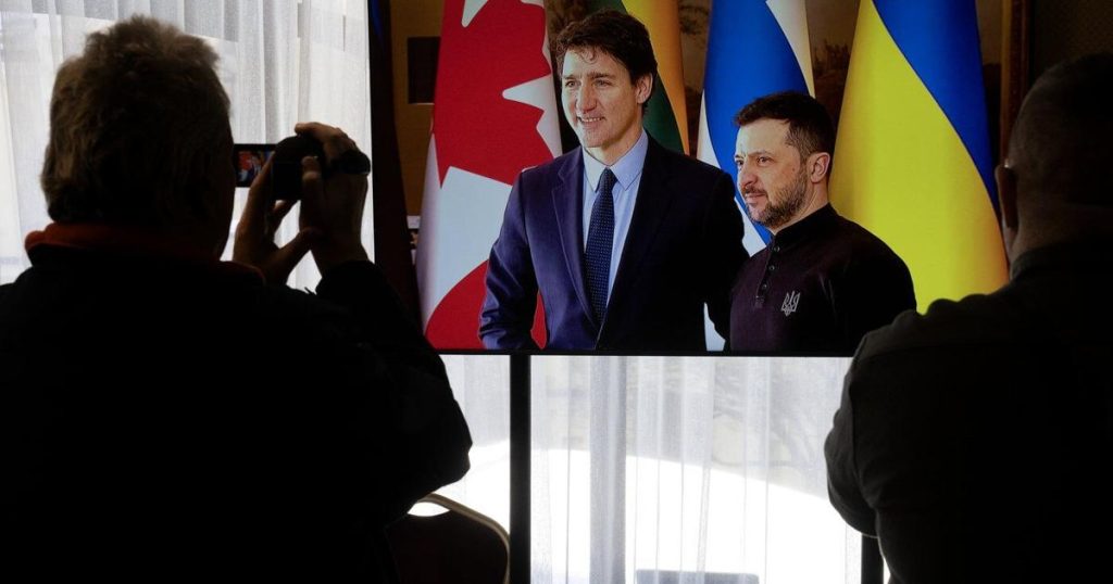 Trudeau in Kyiv pledges army vehicles, seized Russian cash on anniversary of invasion