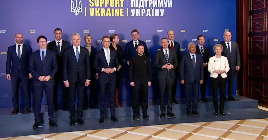 Trudeau in Kyiv pledges army vehicles, seized cash |